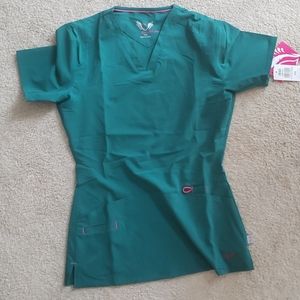 Smitten Scrub Top XXS